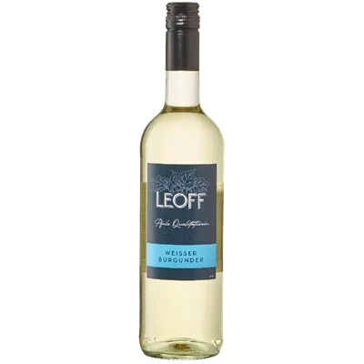 Leoff weißer Burgunder QBA Qualitätswein 12,50% Vol 0,75l