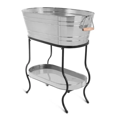 Beverage tub with stand