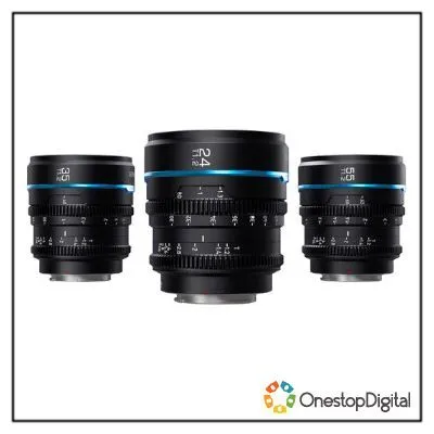 Sirui Night Walker T1.2 S35 Cine 3-Lens Set (E-Mount, Black)