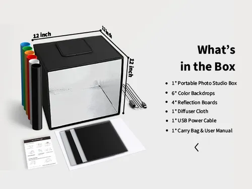 Portable Photo Studio Light Box (16