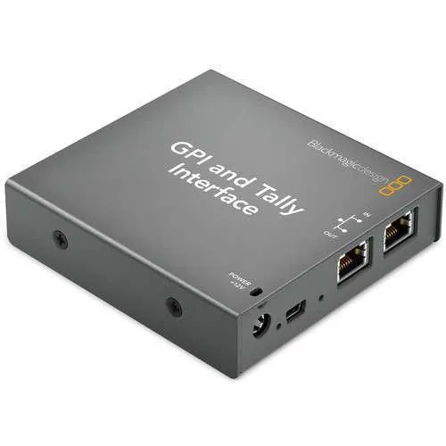 BLACKMAGIC GPI AND TALLY INTERFACE