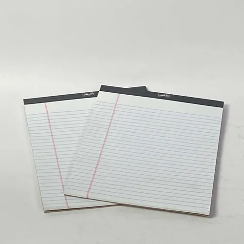 White Legal Pad With Black Top - OFA627