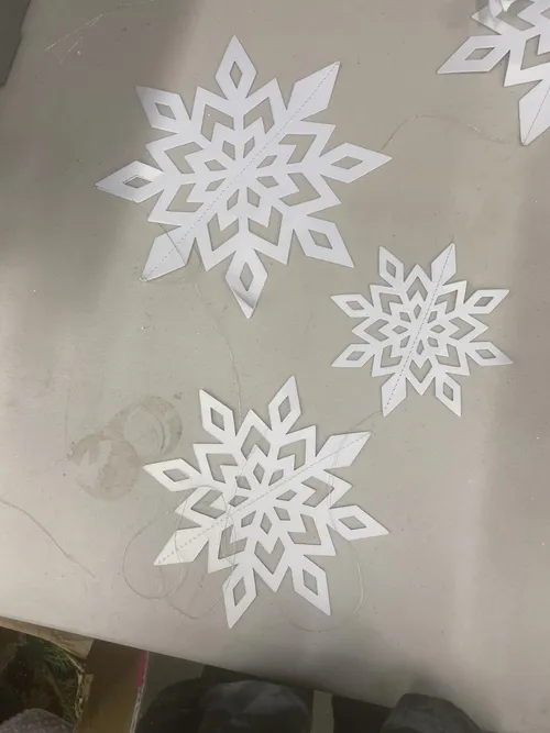 Snowflakes- Set of 3
