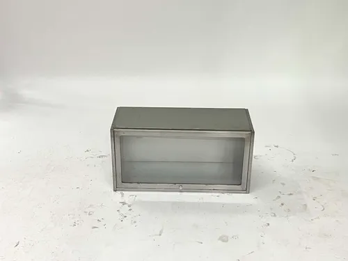Stainless Steel & Glass Wall Cabinet