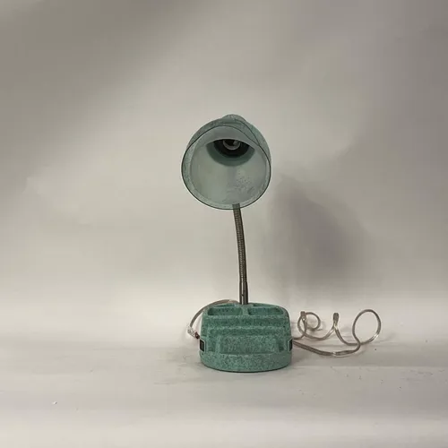Turquoise Plastic Adjustable Desk Lamp - LI167