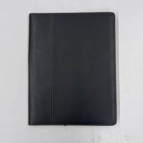 Black Leather Notebook Case - OFB535