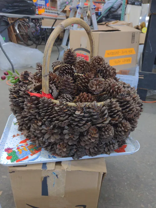Pine Cone Basket