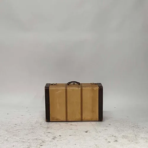 Vintage Brown Havana Suitcase - MO22878