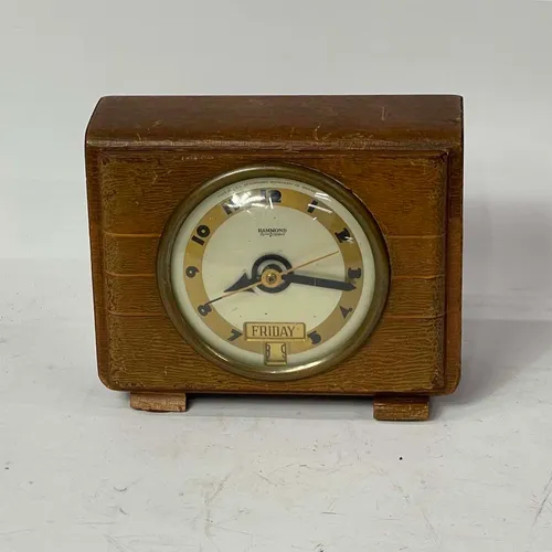 Vintage Wooden Nautical Style Clock - A763