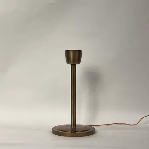Antique Brass Pillar Table Lamp - LI335