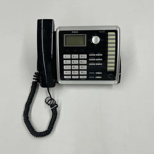 Black & Silver RCA Desk Phone - A854