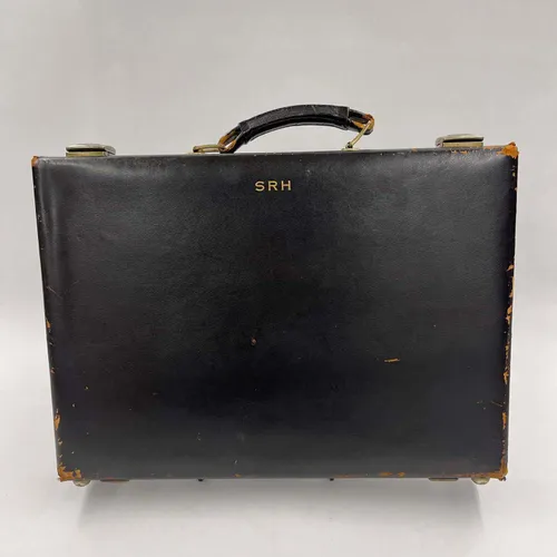 Vintage Black Brief Case - OFB542