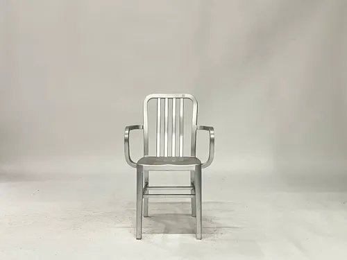 Aluminum Navy Armchair