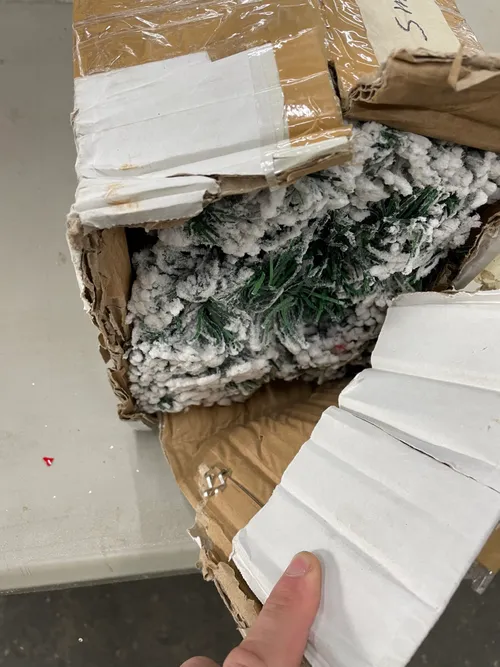 4' Flocked Christmas Tree