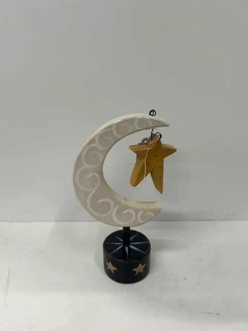 Wooden Sun and Moon Stand