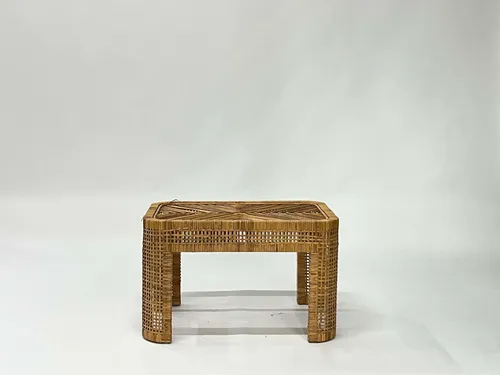 Woven Rattan Square Coffee Table