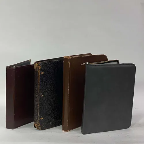 Vintage Leather Zipper Portfolio - OF337