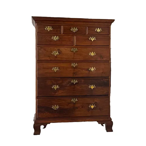 Walnut Chippendale Tall Chest - BE2226