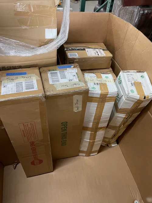 Small Flocked Christmas Tree