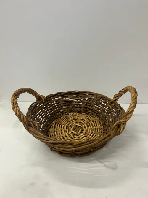 Wicker Basket with Handles