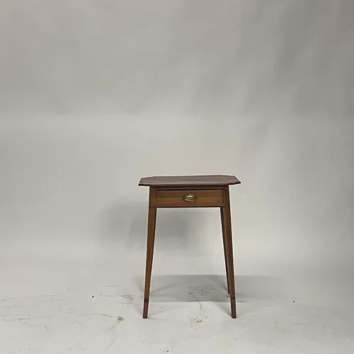 Wood Side Table with Drawer - TA22218