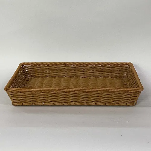 Tan Woven Wicker Tray - BSKT33