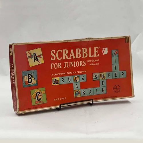 Vintage Scrabble for Juniors Board Game - B79