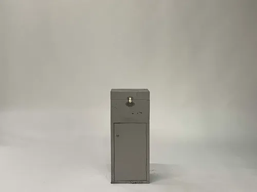 Gray Metal Vertical Tool Chest