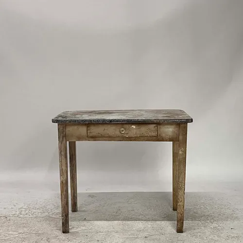 Wood & Metal 1-Drawer Work Table - TA3024