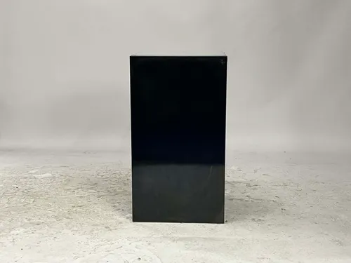 Glossy Black & Uplit Glass Rectangle Museum Display Pedestal