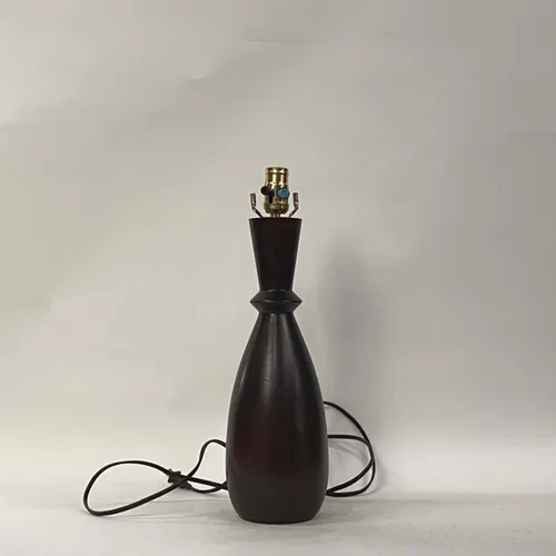 Modern Black Wood Table Lamp - LI300