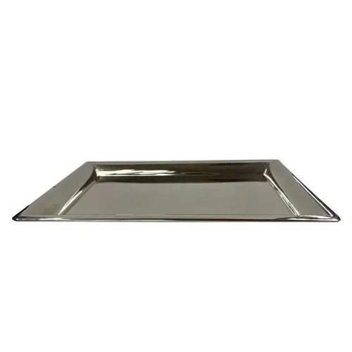 Polished Silver Rectangle Tray - TR444