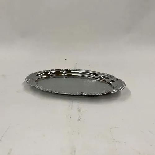 Steel Oval Engraved Tray - TR361