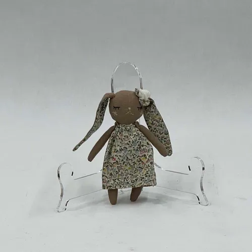 Small Brown Bunny & Dress - MOB182