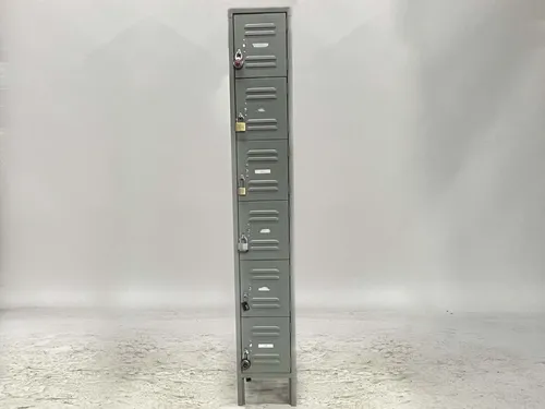 Tall 6-Lock School Gym Locker