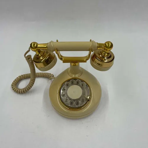 Vintage Phone With Gold Trim - A868