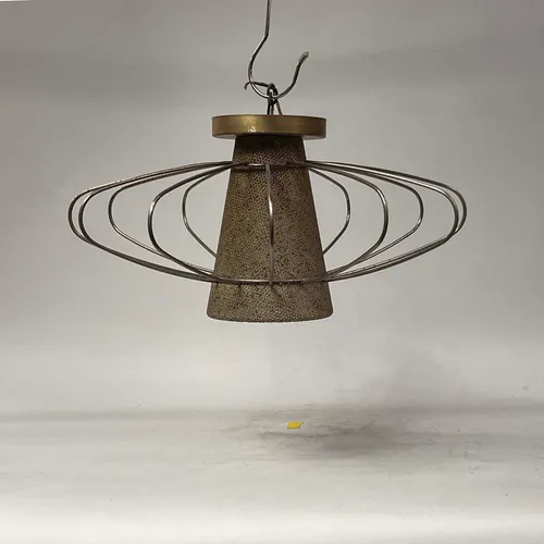 Artistic Metal & Wire Pendant - LI531