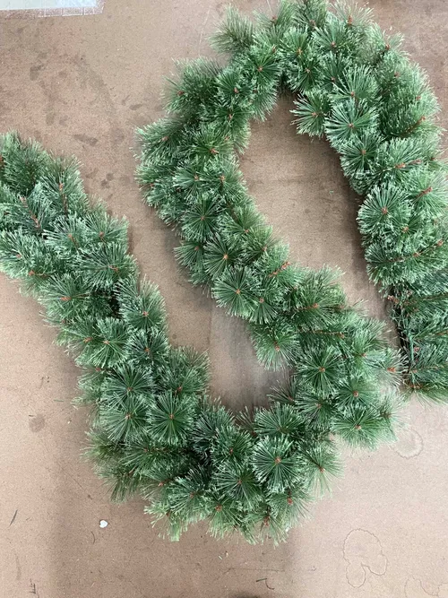 9' Green Mugo Pine Garland