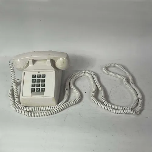 White 2-Line Landline Telephone With 7 Foot Cord - A792