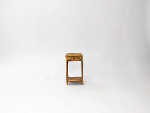 Bamboo 1-Drawer End Table