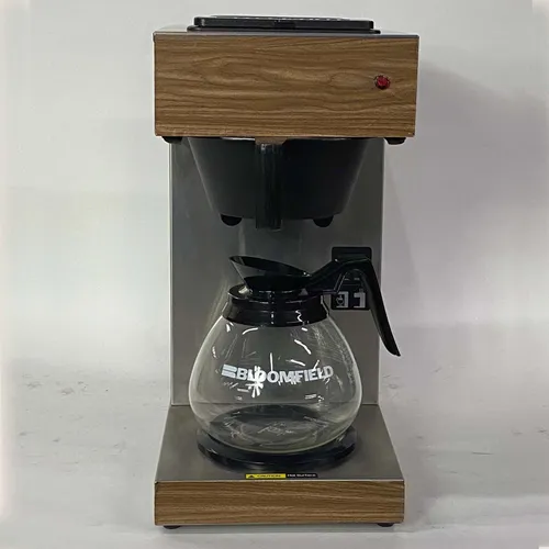 Stainless Steel & Wood Bloomfield Coffee Machine - KT116
