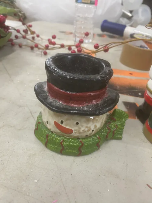 Snowman Toothbrush Holder