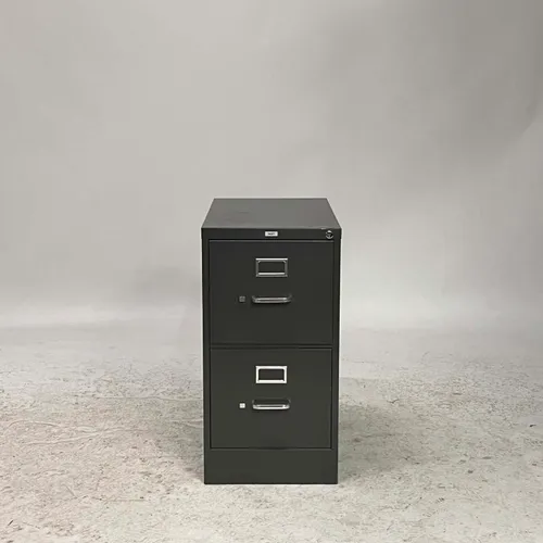 Dark Gray 2-Drawer Vertical Filing Cabinet - OF2937