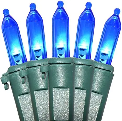 100ct Blue Mini String Lights