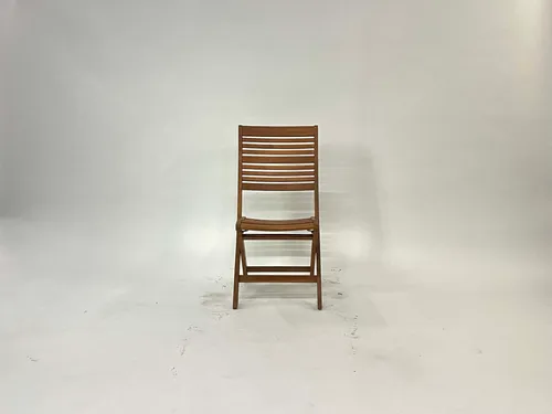 Folding Teak Outdoor Side Chair