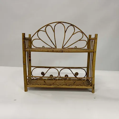 Vintage Bamboo Table Shelf - DEB304