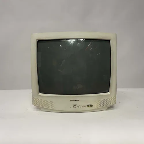 Vintage White Sharp TV - ELB377