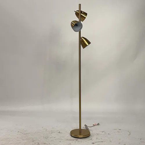 Brass 3-Light Floor Lamp - LI409
