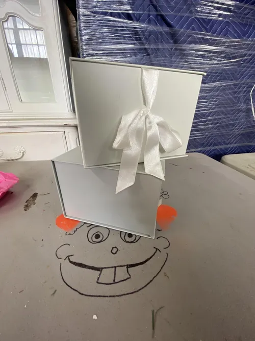 Light Grey Gift Boxes- Set of 2