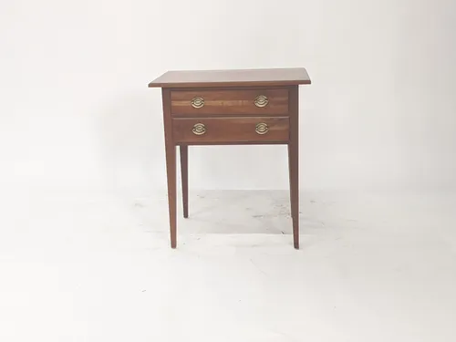 American Shaker 2-Drawer Wood End Table